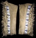 Cheyenne leggings with beaded hide strips and cowrie shell accents.jpg
