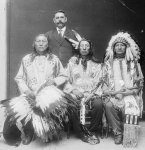 Hollow Horn Bear, Jack Red Cloud, Red Hawk, Alfred C. Smith, OGLALA 1913.jpg