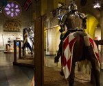 Jousting knights on horseback at the Higgins Armory Museum.jpg