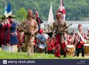 ndians and British soldiers Fort Ticonderoga.jpg