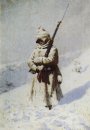 Василий Васильевич Верещагин  Солдат на снегу. 1877-1878 .jpg